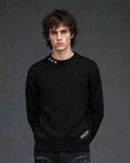 SZ-03 Star Crewneck Knit — Jet Black