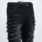SAZI SZ-01 jean waistband, coin pocket studs and engraved button